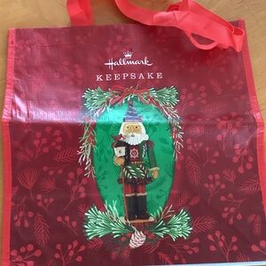 Hallmark Keepsake Red and Green Nutcracker Tote